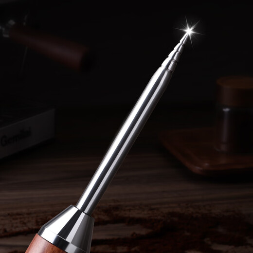 CLITON coffee latte art latte art tool stainless steel latte art pen fancy solid wood crochet needle carving needle