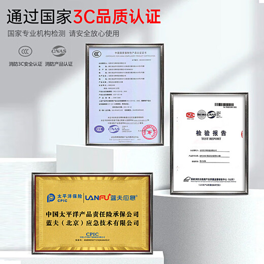 LANFU蓝夫消防应急包家用国标3C储备物资包逃生手提大容量企业工位救援包 消防应急包32类67件LF-12101Z