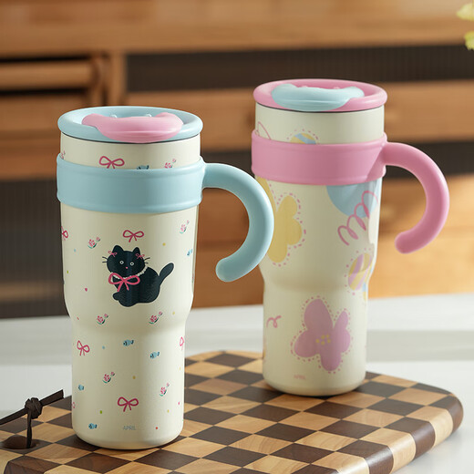 Bingba Cup Office großer Kapazität Strohwasserbecher Big Mac Thermalbecher 2024 Neues Modell 316 Edelstahl Dackel-1200ml316 Edelstahl aus Edelstahl
