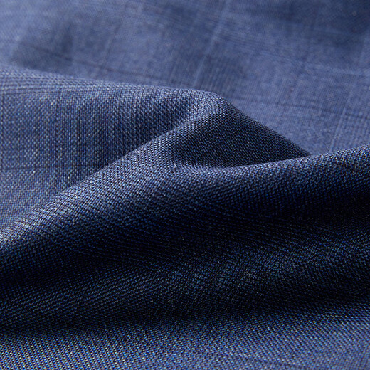 YOUNGOR trousers men's 753 blue-gray plaid anti-wrinkle suit trousers wool blended crisp and stylish 2025 shopping mall same style blue-gray YOTX212753HIY trousers 170A 170/78A 31.5 size 80cm