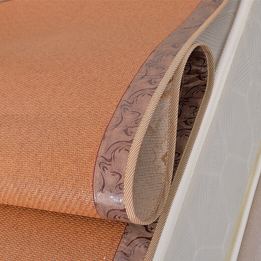 Saison: South Summer Cool Mat Rattan Matte falten Strohmatte 007 rote Rebe doppelseitige Matte 1,8 Meter 2 Meter (einschließlich zwei Kissenbezüge)