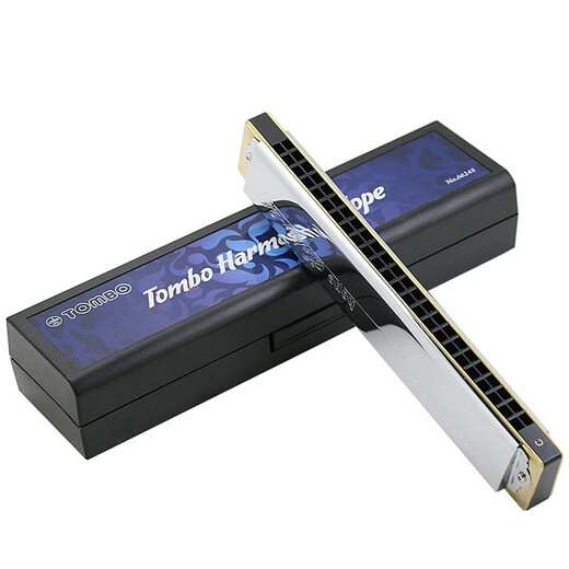 Tongbao Japan Tombo Tongbao 6624s 24-Loch-Polyphonic Mundhonica für Anfänger bei Erwachsenen, professionelle Leistungsstufe C-Melodie [gemeinsame Melodie]