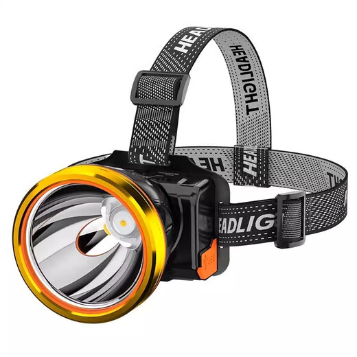 Los faros al aire libre de Nufeng son fuertes y duraderos, 50,000w impermeables, 60 horas de carga, lámparas de pesca súper brillantes para pesca nocturna, mini versión 9900W/100 horas duración de batería/batería de litio único