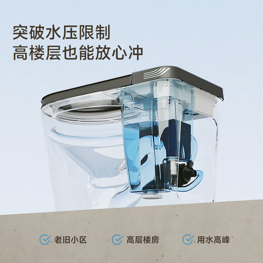 唯感（Veil Kam）831无水压限制智能马桶一体机全自动坐便器多功能冲洗家用座便器 【831BW】自动翻盖 紫外喷头杀菌 定制坑距（350mm）