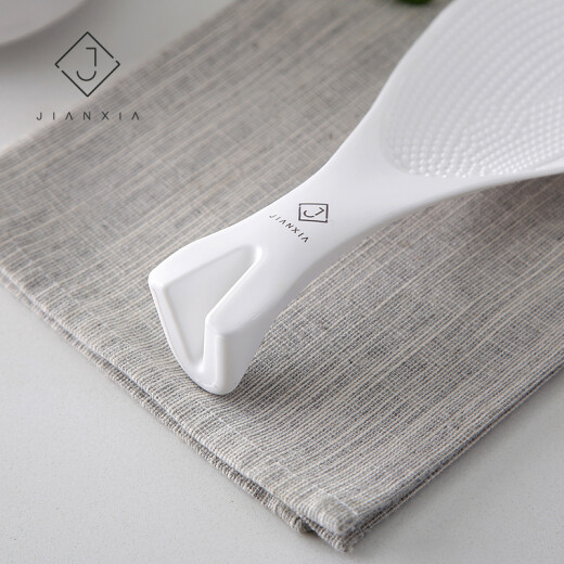 Jianxia spoon self-standing fish-shaped rice spoon thickened plastic food grade PP anti-scalding non-stick rice spoon rice spoon rice shovel