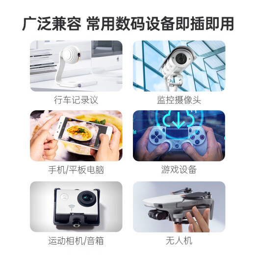 banq/JOY joint model 128GBTF (MicroSD) memory card U3C10A1V304K high-speed driving recorder/surveillance camera mobile phone memory card