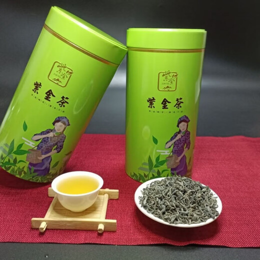 Send a message to Guangdong Heyuan Zijin Hakka Green Tea Alpine Fried Tea Special Honey Fragrance Cicada Tea Firewood Fragrance 500g canned gift