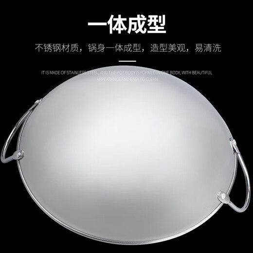 CD Kitchen Yida Olla de Acero Inoxidable Olla de Acero Olla de Doble Oreja Estufa de Alcohol Estufa de casete Estufa de Gas Olla Seca Universal Olla Caliente 10 Pulgadas 25 cm