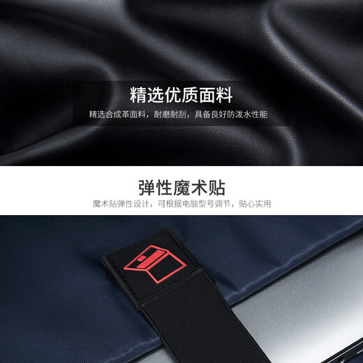 高尔夫（GOLF）双肩包男士软皮旅行背包15.6英寸电脑学生书包防泼水出差背包