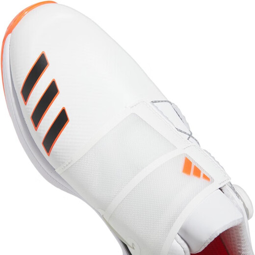 阿迪达斯 （adidas）高尔夫球鞋男士ZG23系列新款时尚轻量防侧滑防泼水BOA舒适运动鞋 GY9716 白/一号黑/半荧光红 44 （UK9.5）