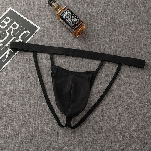 Männer sexy Doppel-Tanga-Stil neuer und sexy transparentes Netz hinter offenes Schicht, ohne die Unterwäsche von Männern schwulen zu nehmen [vertraulicher Versand] Weiß 90-160jin [Jin gleich 0,5 kg] Inside Wear