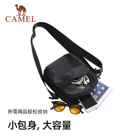 骆驼（CAMEL）户外运动单肩包男女斜挎包健身小包休闲挎包单肩背包 573C165029