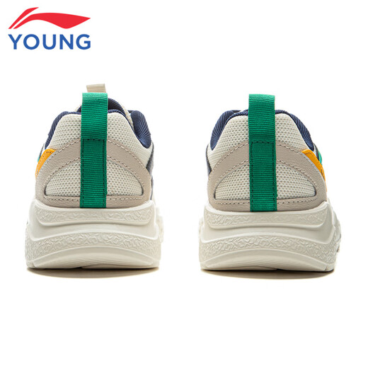 Li Ning Children's Shoes Children's Sports Shoes 2025 New Men's and Women's Children's Casual Running Shoes Daddy Shoes 39YKCU210-3