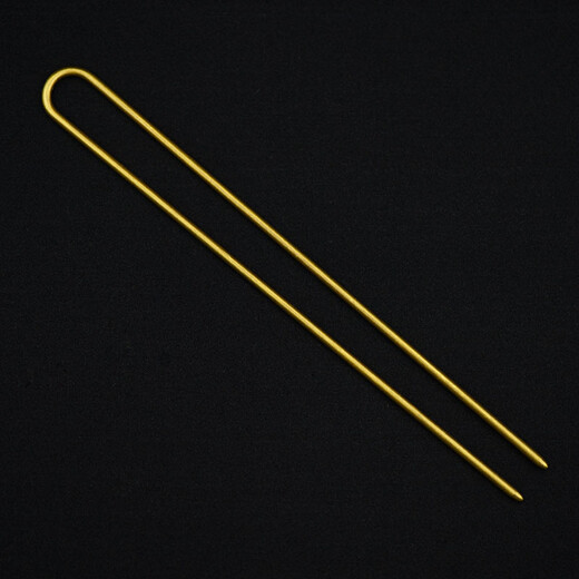 Other hairpin poles, double straight U hairpin poles, hairpin sticks, ancient style hairpins, DIY handmade materials, jewelry materials, copper hairpins, U-shaped antique bronze