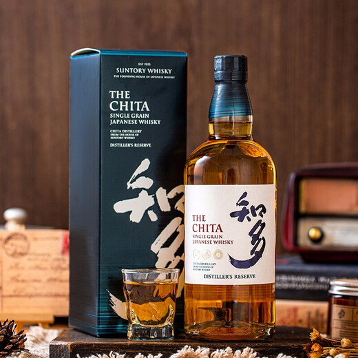 归素【官方行货】日本进口洋酒 三得利（Suntory）角瓶角牌威士忌嗨棒 知多单一谷物威士忌700ml