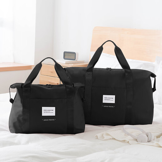 Lohas travel bag men's portable large-capacity luggage bag portable trolley case short-distance business trip boarding simple storage bag