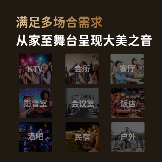 Melody X5 pre-effector ktv professional digital audio processor karaoke reverb mixer anti-howling home theater electric guitar household effector X5 effector + ML5300 self-charging microphone (set)