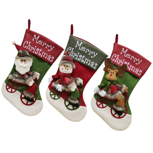 Mondorf Christmas stockings Christmas decorations filled with candy ornaments pendants Christmas candies Christmas stocking bags Christmas gift stocking bags for the elderly
