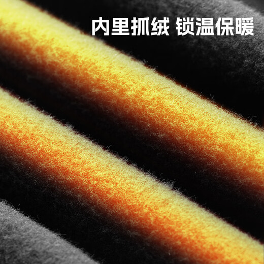 Rock Brothers Cycling Cap Fleece Warm Windproof Hat Mountain Road Bike Helmet Lined Hood Men Black/Fleece