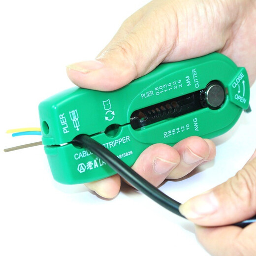E.F.VSLON老 A剥线钳电缆剥皮器掌上型多功能对孔式剥线器 0.8-2.6mm LA815 15826