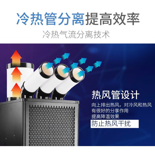 OD Industrial Cooler Air Conditioner Shuyou Movable Compressor Cooling Refrigerator SAC-65D (Three Pipes and Three Horsepower) Post Air Conditioner