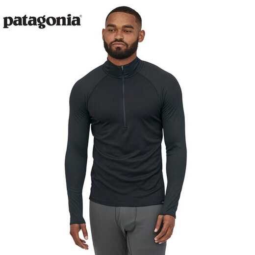 Patagonia Men's Autumn and Winter C3 Warm, Comfortable and Breathable Functional Underwear 44447 BLK L