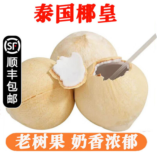 SF Thai Coconut King, freshly imported coconuts, fresh seasonal fruits, 5 pieces, each about 400g