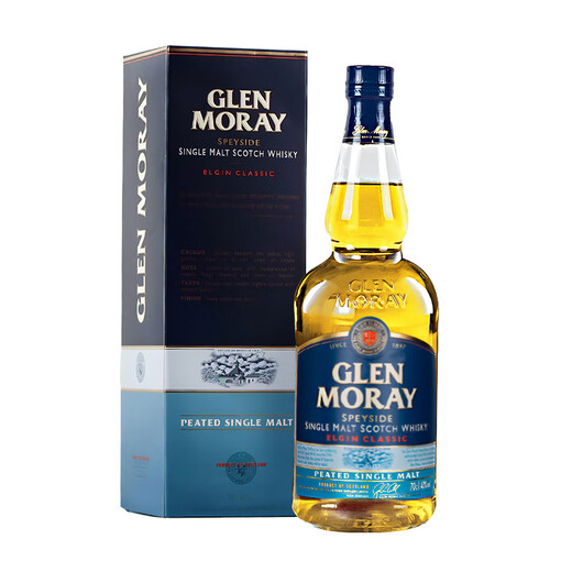 Glen Moray Wein Klassiker Torfgeschmack Spey Single Malz 40 Grad Whisky 700 ml