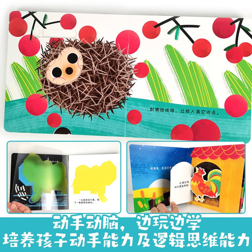 呦呦童好玩的科学玩具书 躲起来+这是谁的家全2册 动物的家/生存方式 硬壳精装正版动手动脑边玩边学培养动手能力逻辑思维能力趣味科普百科立体玩具翻翻书 动物小百科系列