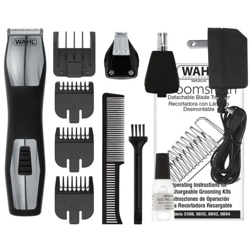 WAHL 9855-300 Groomsman Pro All-in-One Rechargeable Beauty Set Beard Trimmer