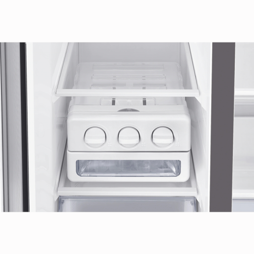 
Samsung (SAMSUNG) 655 liter air-cooled frost-free smart frequency converter original Samsung compressor double-door glass panel refrigerator RS62R50371L/SC