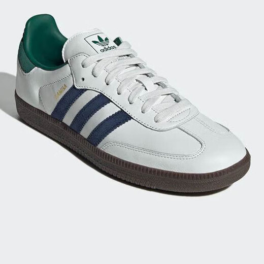 ADIDAS (ADIDAS) Clover Shoes para hombres Zapatos para mujeres 2025 Summer Sports Shop Samba Show Top Lightweight Board Zapatos Ih4882 Blanco y azul 42