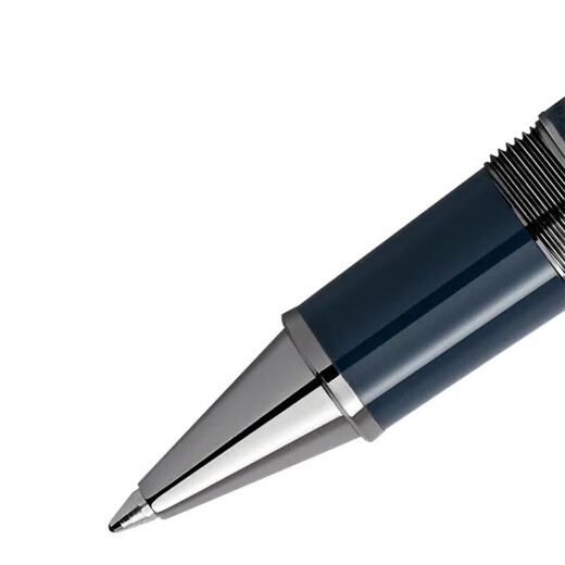 万宝龙（MONTBLANC）  大文豪系列 商务办公墨水笔 钢笔 签字笔 可视笔夹蓝灰色款1276 大文豪系列签字笔 1件