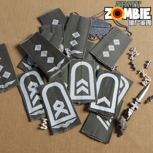 Ollymurs foreign military German original outdoor badge sleeve armband epaulette cloth patch cap badge bag accessories commemorative medal second lieutenant