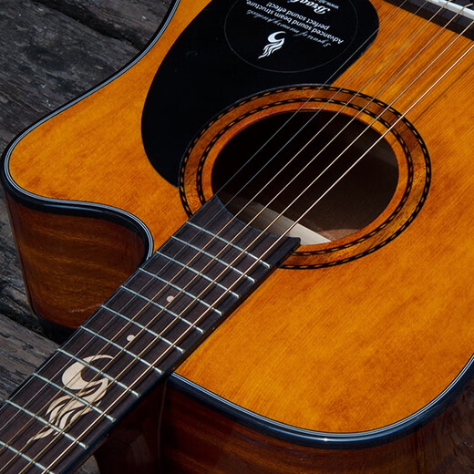 Brook Brook V12 S25 Guitare V12 S25 Guitare Guitare Folk Guitar Face Single Alcalone Guitare Guitare Débutant 41 pouces S25G-DCG Retro Color Buse