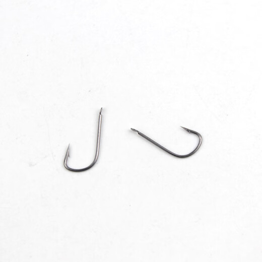 Sleeve hook imported bulk thin strip long handle high carbon steel red worm hook with or without barbs white strip fishing crucian carp hook fishing fishing gear black sleeve with 50 barbs No. 4