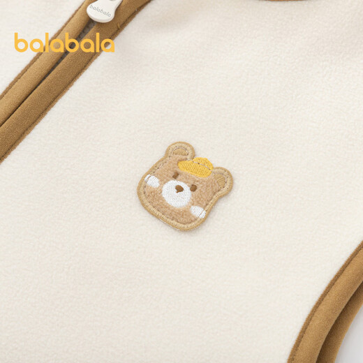 Balabala children's clothing baby warm vest winter thickened polar fleece children's vest boys and girls plus fleece 208424171204