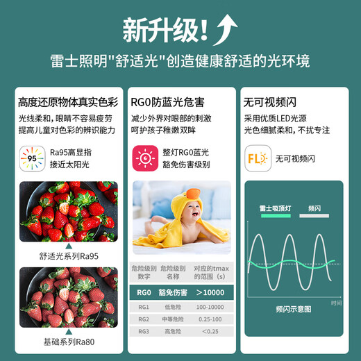 雷士（NVC）led高显智能吸顶灯俏影客厅大灯卧室餐厅灯全屋灯饰灯具套餐 54W 15㎡内适用 3532lm 智能方灯