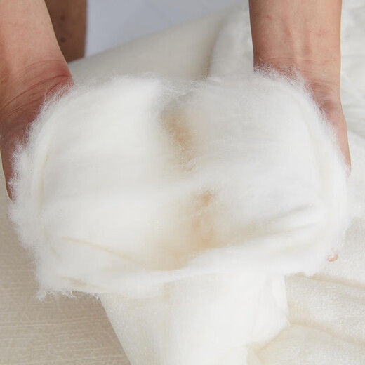 Arctic velvet (Bejirog) 100% Xinjiang cotton quilt core thickened handmade cotton mat quilt single dormitory spring and autumn quilt double winter quilt Xinjiang cotton quilt-3Jin [Jin equals 0.5 kg] 150*200cm [single cotton quilt tire]