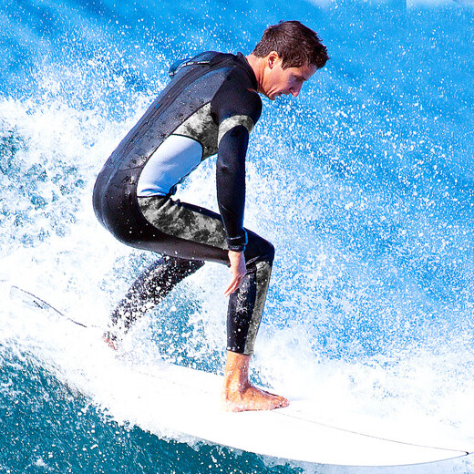 Scuba Donkey strong water-proof CR reinforced 3MM one-piece wetsuit warm swimsuit paddleboard windsurfing motorboat jellyfish suit thick 3 CR reinforcements-red and black-3MM S