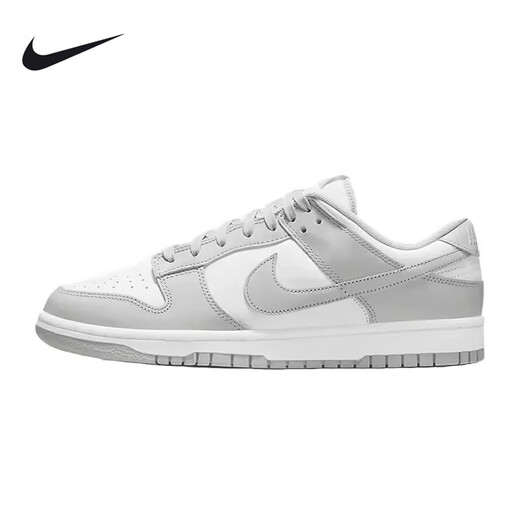 耐克（NIKE）板鞋男鞋2025夏季新款DUNK Low低帮耐磨运动鞋时尚复古休闲鞋 DD1391-103灰白 40