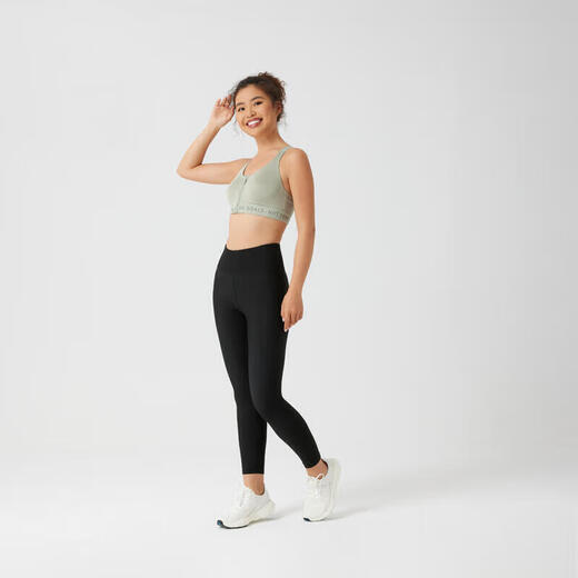 Decathlon Sports Unterwäsche Großgröße Starker Support Integrierter BH Kurz trocknend olivgrün M4729927