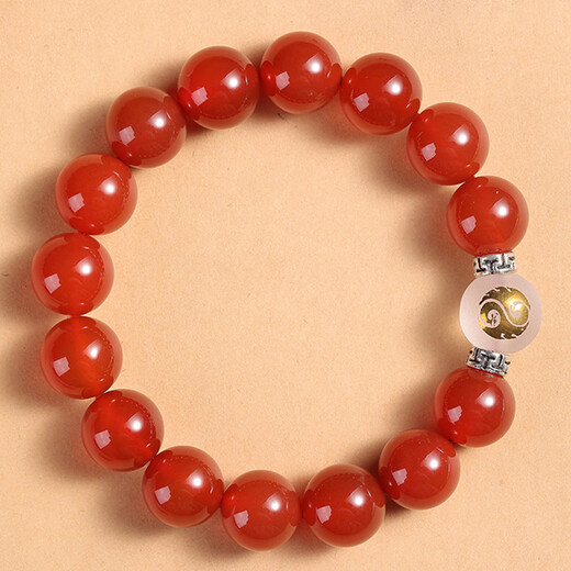 Bao Xinfanrui BOSFRU Five Elements Fire Replenishing Crystal Bracelet. The man and woman born in the zodiac are fire hexagram. Red belongs to fire and loves fire. Jewelry gift bracelet. Five Elements Replenishing Fire Red Agate Bracelet. Bead diameter 10mm.