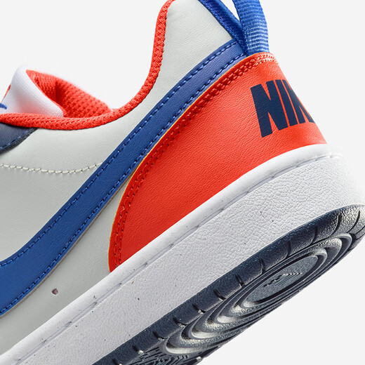 Nike Nike Мужская и женская повседневная обувь Court Court Borough Детская спортивная обувь модная белая обувь подростки подростки