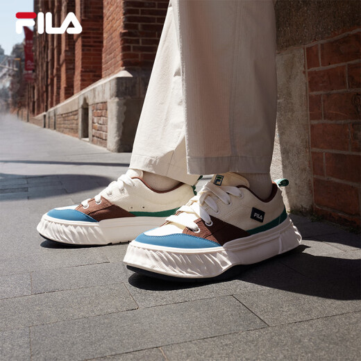 Zapatos Oficiales de Fila Sichuan Fosso Men's Shoes Cáhoe Zapatos casuales 2025 Zapatos deportivos de primavera y verano zapatos blancos pequeños espesas