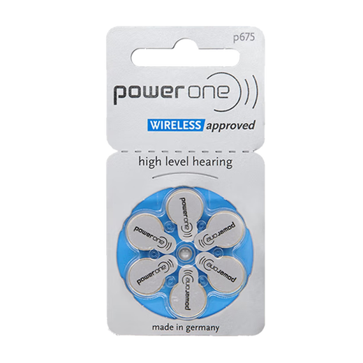 德国Powerone P10/P13/P312/P675号 原装进口助听器电池 适用峰力西门子 P13(5版*6粒）