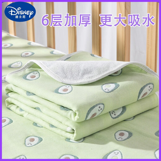Disneys Urinabscheider -Pad wasserdicht und waschbares Baby reines Atmungsbeinbaby Kinder Kindergarten Erwachsener Menstruation Tante Leckdosen Cyan -Ballon (6 Schichten erhältlich auf beiden Seiten) großer Urinvolumen 30x40 cm
