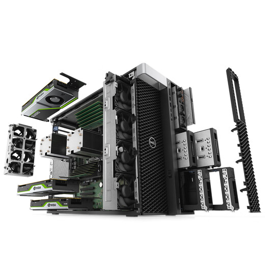 戴尔（DELL）Precision T7920 图形工作站台式电脑主机 deepseek AI人工智能 GPU深度学习高性能服务器定制 1颗6230R 26核2.1/64G/512/4T RTX409