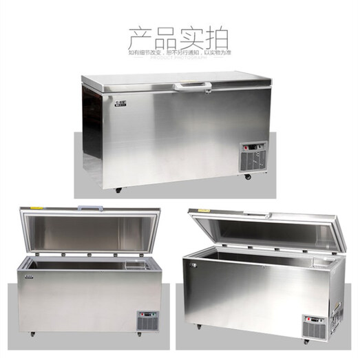 智星（ZX）超低温冰柜-60度金枪鱼海鲜深冷柜-40℃卧式柜刺身商用冰柜海钓-80全不锈钢冰箱 695升 全不锈钢(1950*880*940mm -80度(-40度到-86度可调)