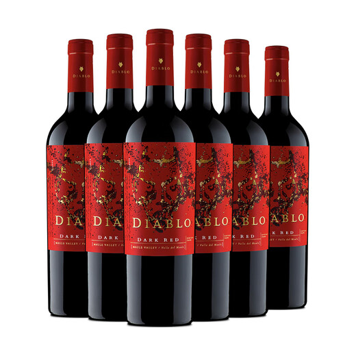 Concha y Toro干露红魔鬼魔神红混酿干红葡萄酒750ml*6瓶整箱 智利进口红酒送礼